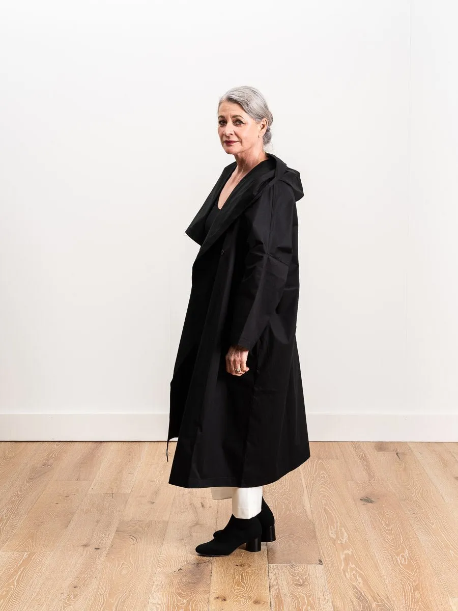 mantella dixon sontera rain coat - black