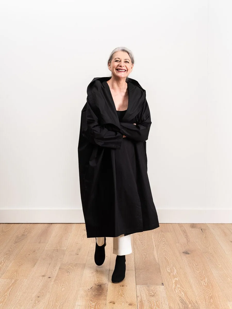 mantella dixon sontera rain coat - black