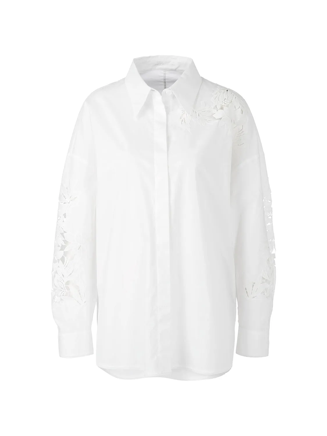 MarcCain Blouse with Broderie Anglaise UC5142W61
