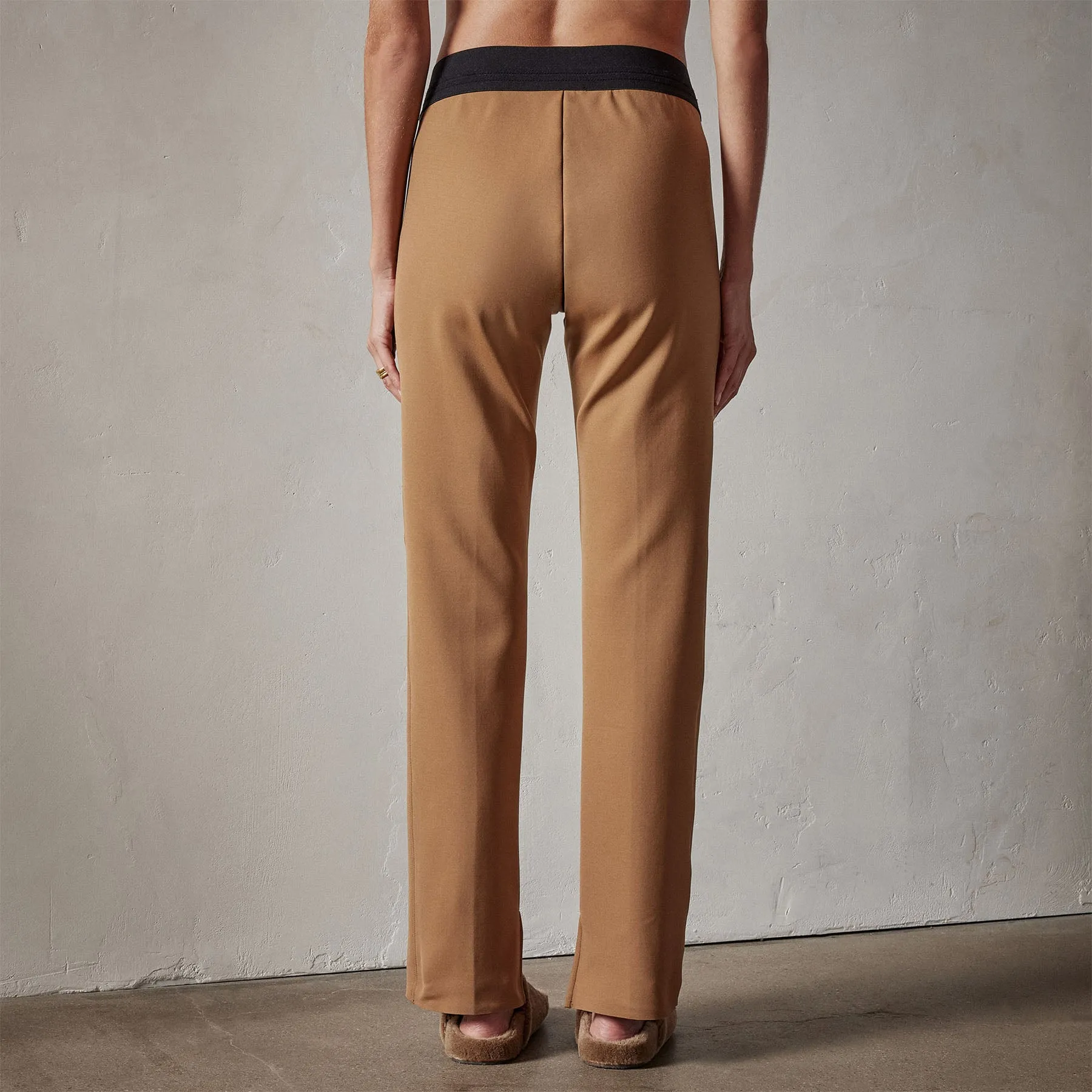 Matte Scuba Slim Fit Pant - Copper