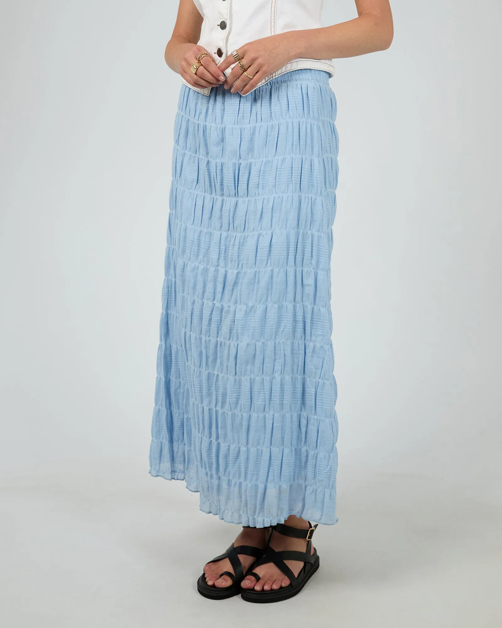Maude Maxi Skirt - Ocean
