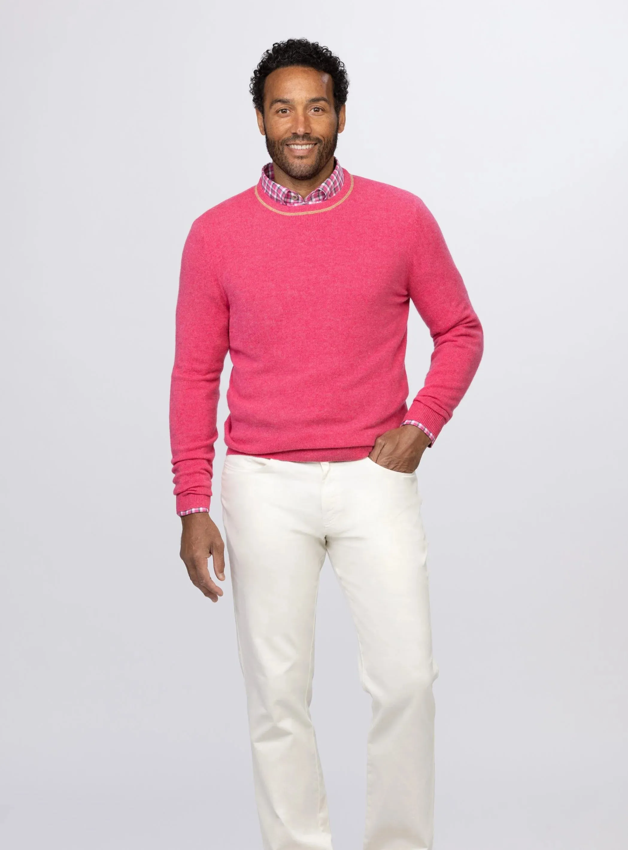 McGregor Cashmere Crewneck - Rose
