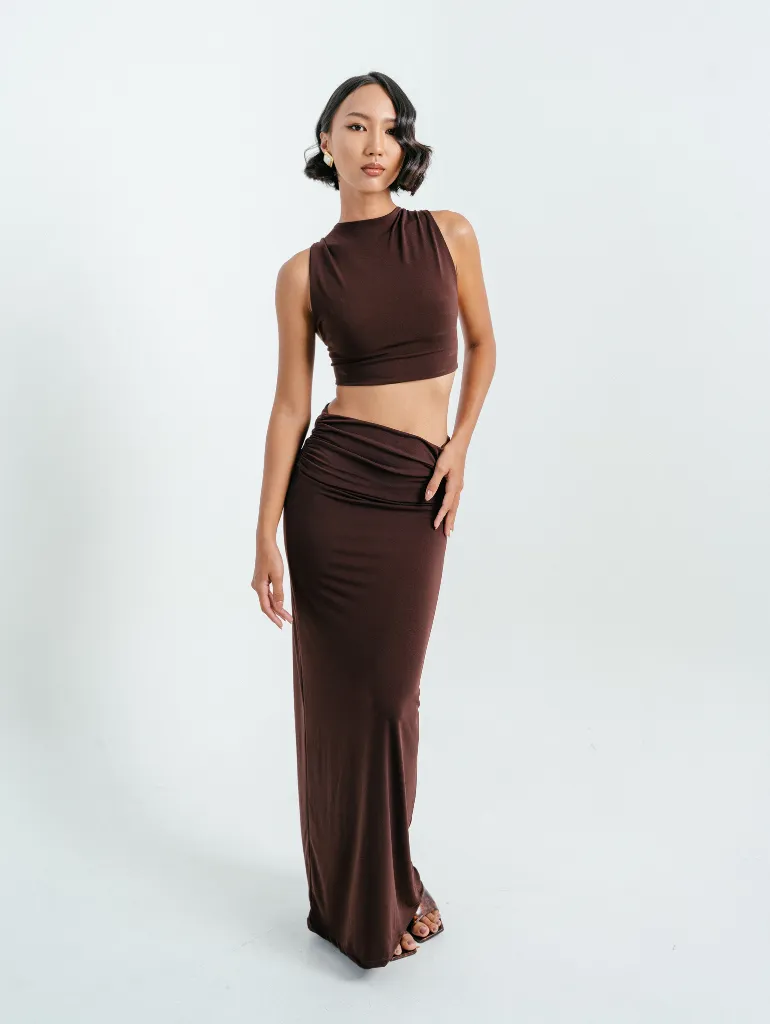 Melrose Skirt in Espresso
