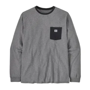 Men's L/S Shop Sticker Pocket Responsibili-Tee