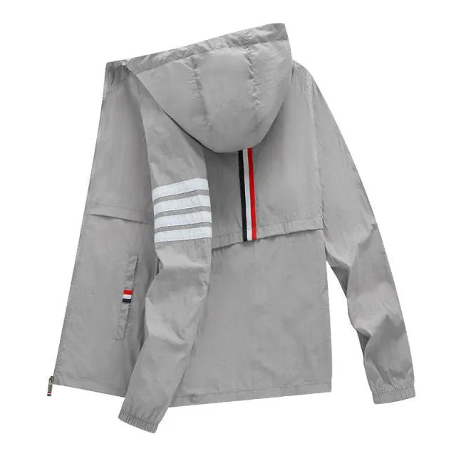 men/women windbreaker hooded coat