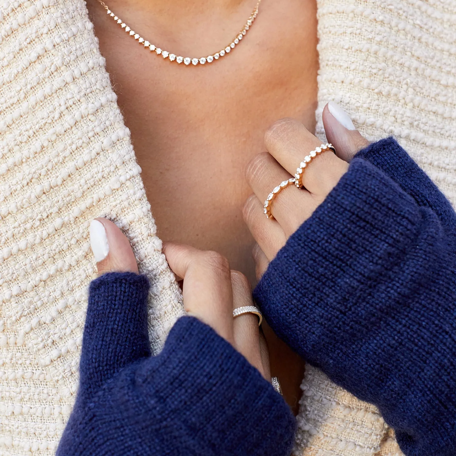 Midnight Cashmere Wrist Warmer