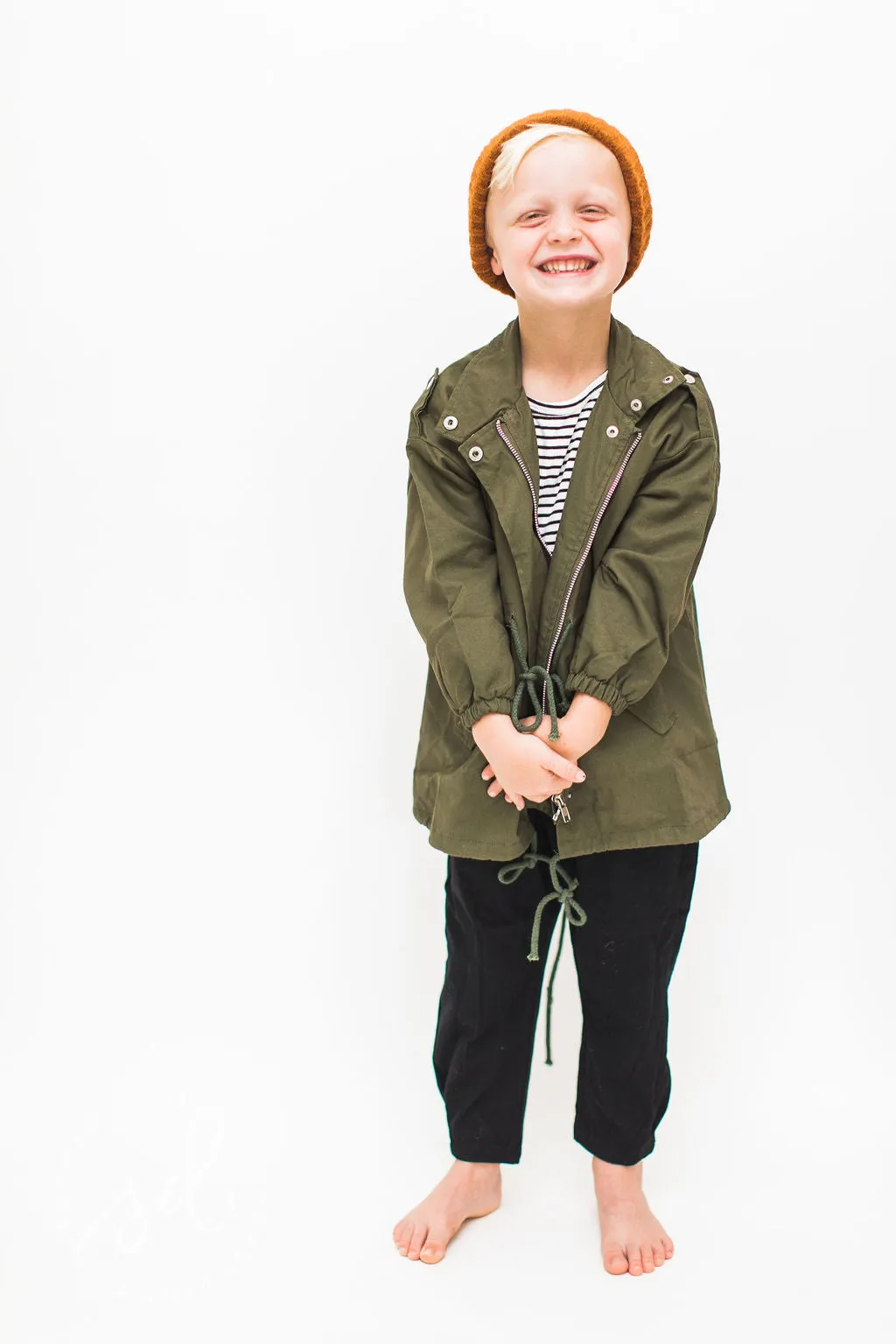 Military Green Trench Coat