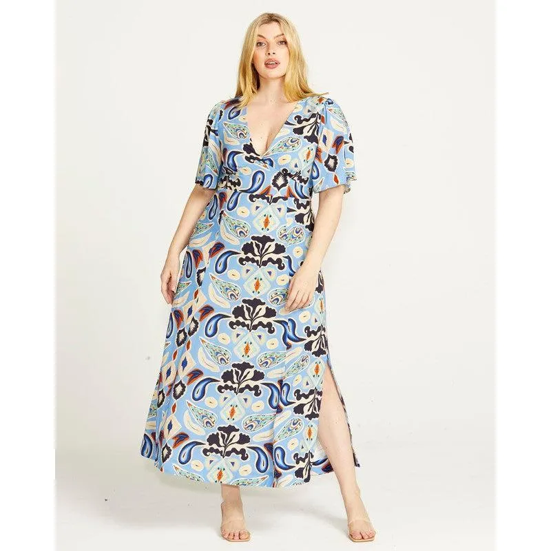 Missy V-Neck Maxi Dress