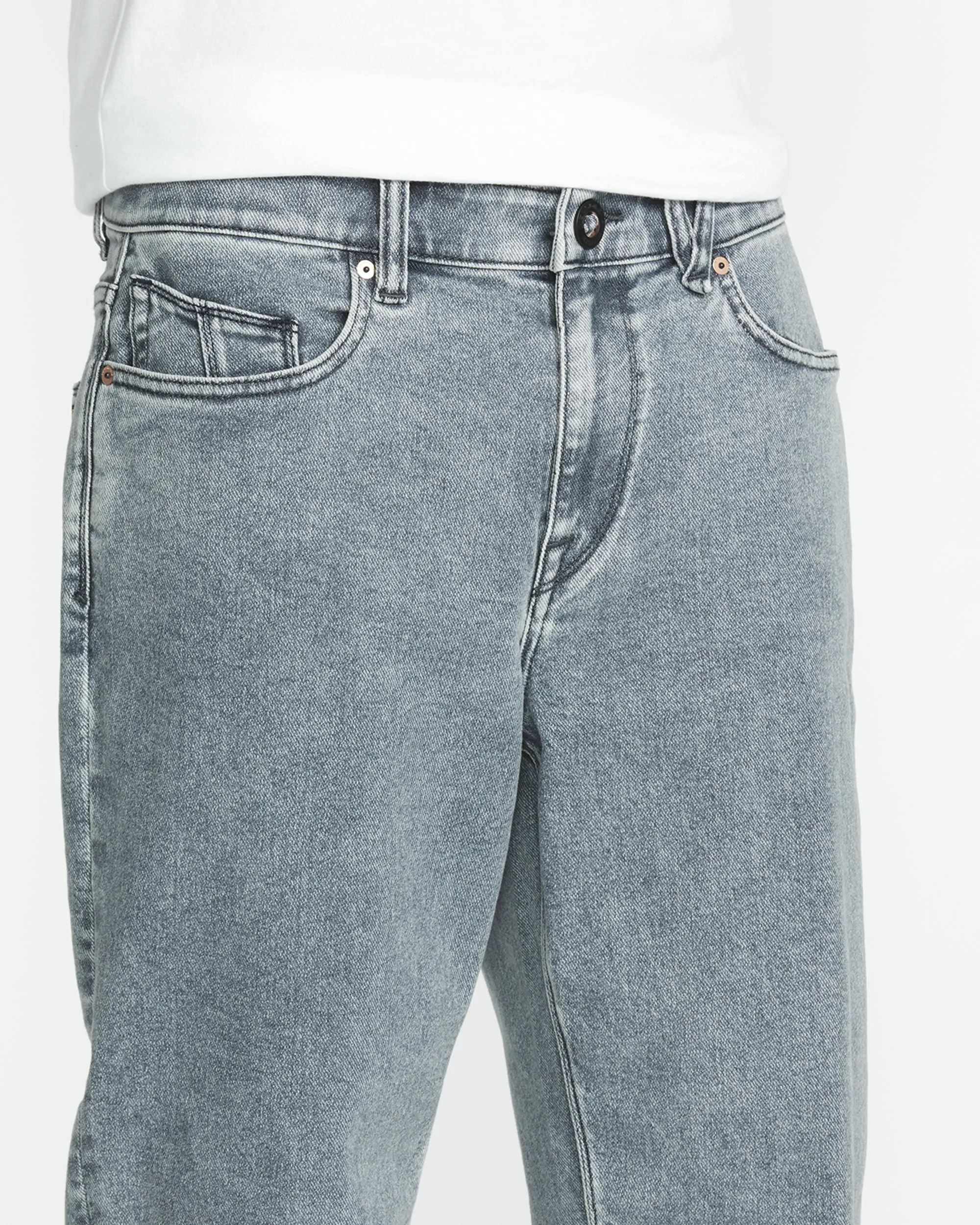 Modown Tapered Jeans - ASH BLUE