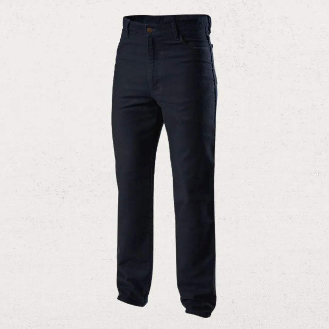 Moleskin 5 Pocket Heavy Duty Denim Work Jeans
