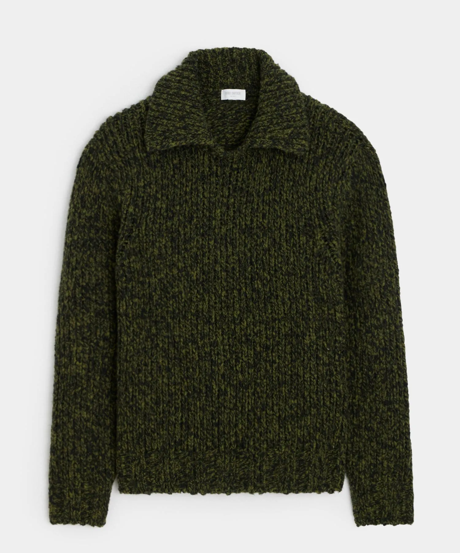 Mouliné Collared Sweater