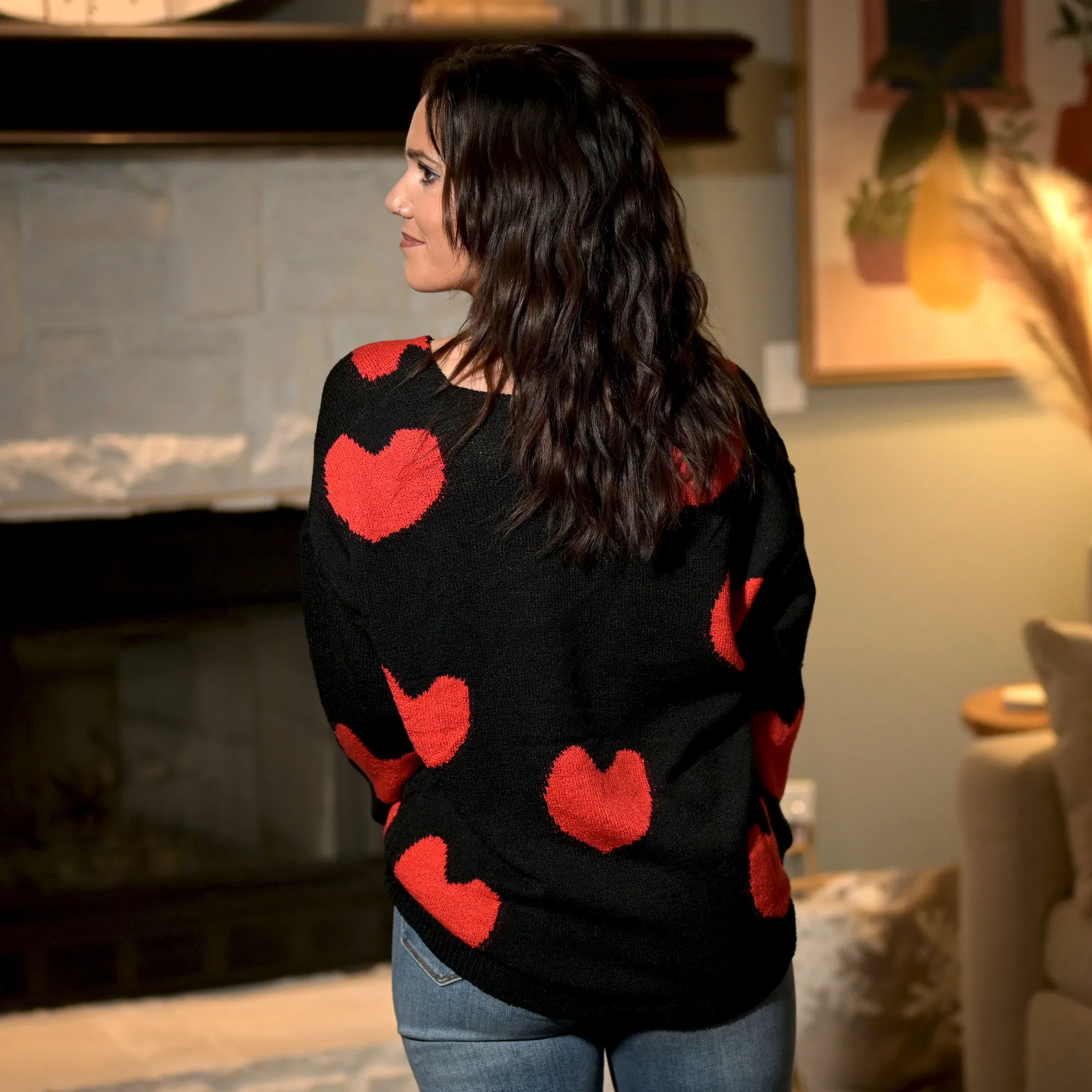 Multi Heart Sweater