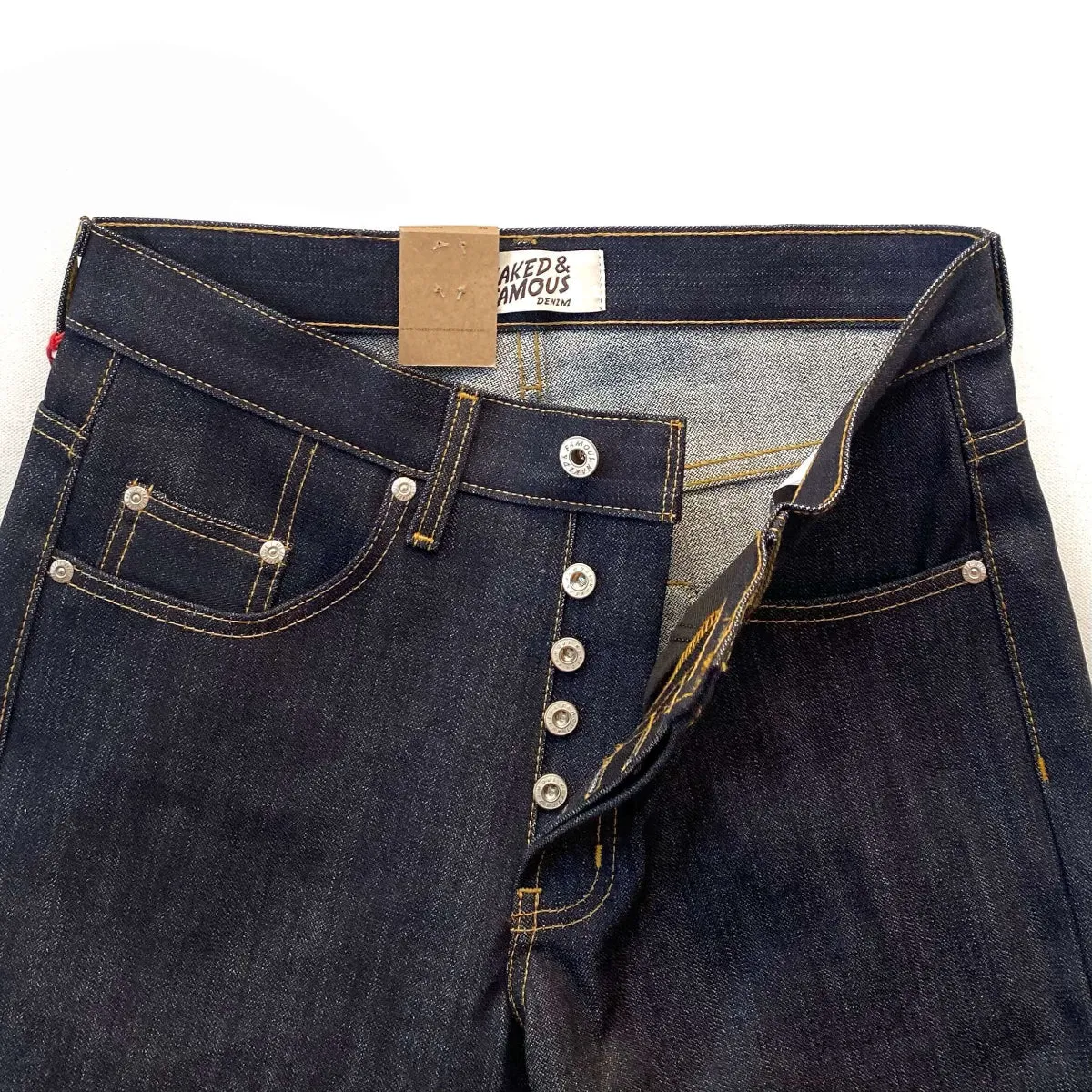 Naked & Famous Denim Offshoot Broken Twill Selvedge - Strong Guy Jeans