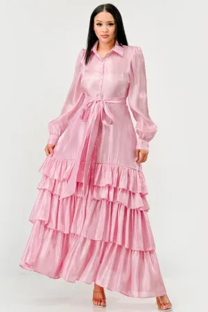 Nancy  Ruffle Maxi DRESS