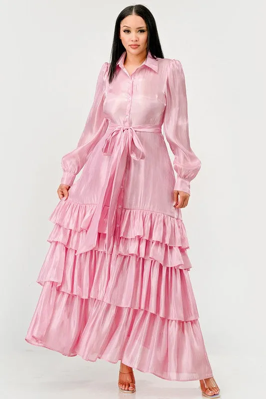 Nancy  Ruffle Maxi DRESS