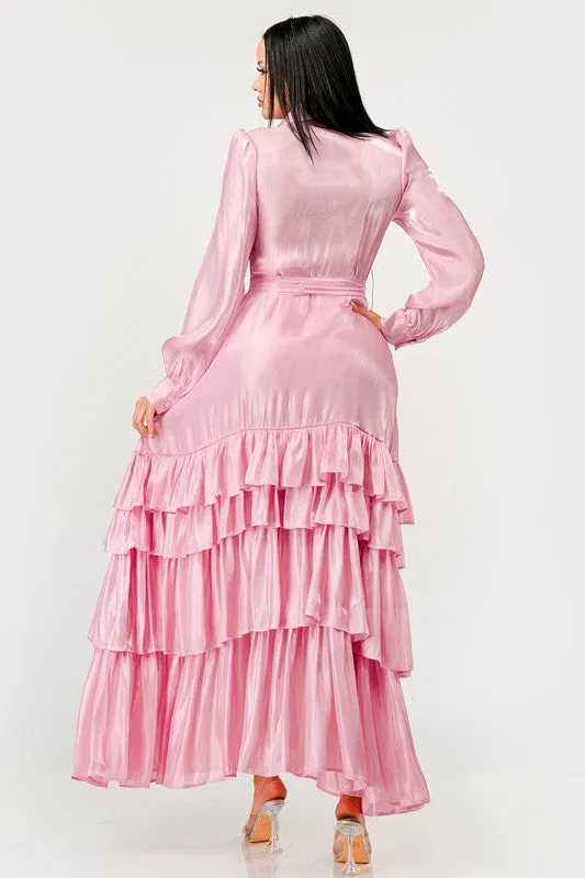 Nancy  Ruffle Maxi DRESS