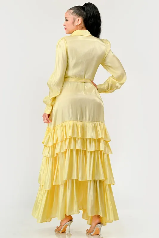 Nancy  Ruffle Maxi DRESS