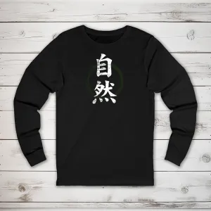 Nature Kanji Long Sleeve T-Shirt