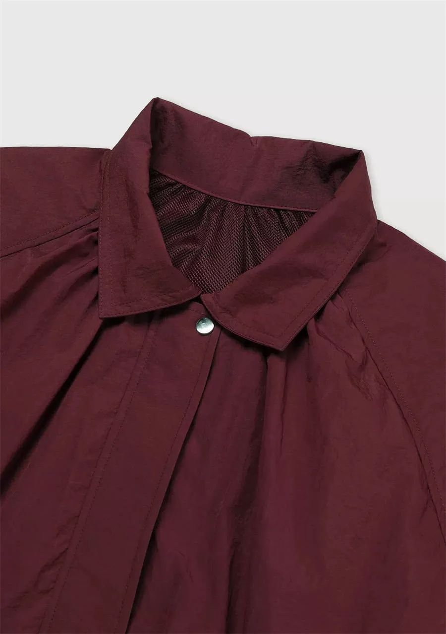 NEW & IN-STOCK - Korean Maroon Windbreaker Jacket