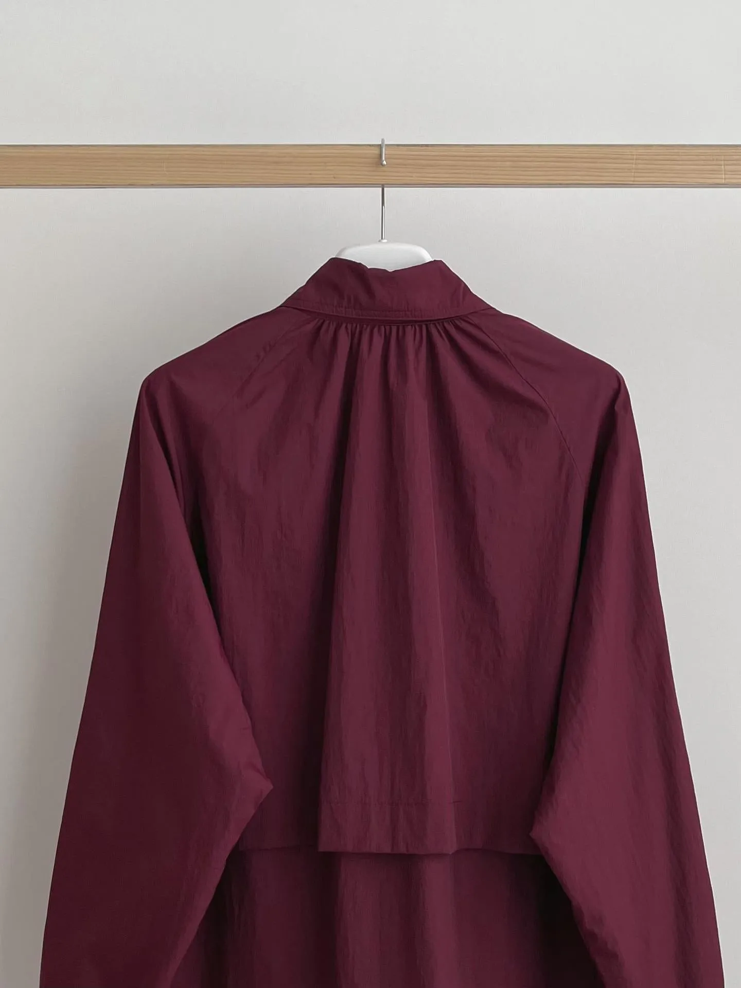 NEW & IN-STOCK - Korean Maroon Windbreaker Jacket