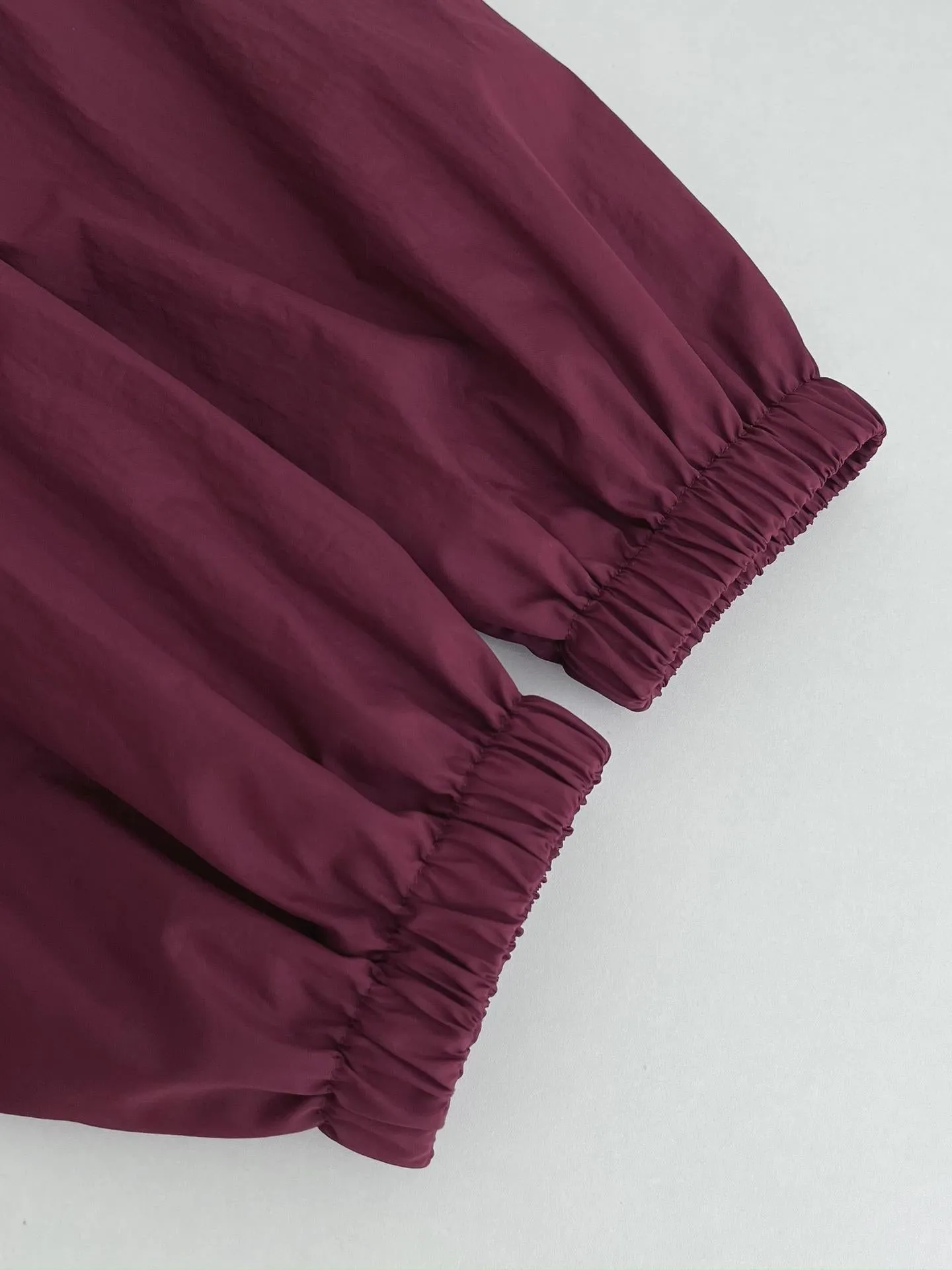 NEW & IN-STOCK - Korean Maroon Windbreaker Jacket