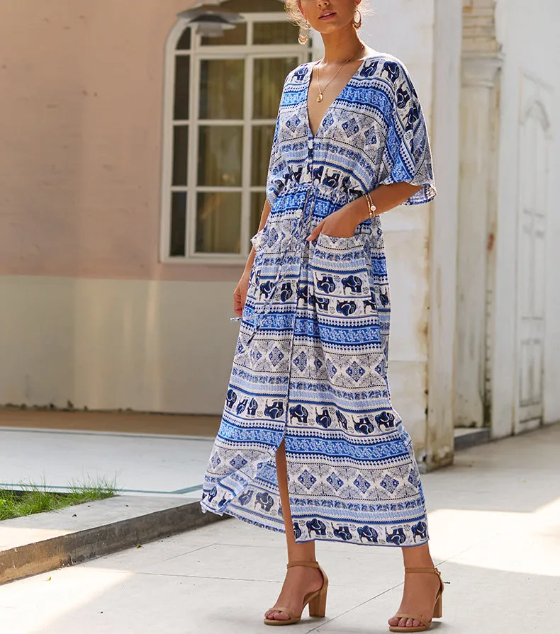 New Bohemian Split Dress