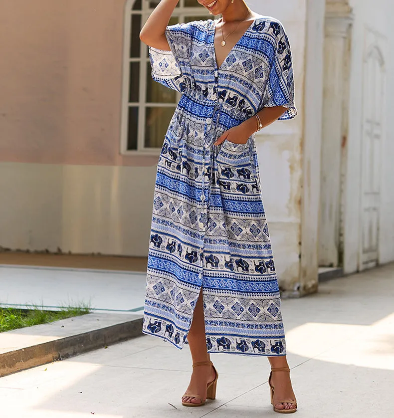 New Bohemian Split Dress