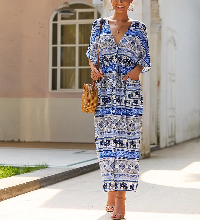 New Bohemian Split Dress