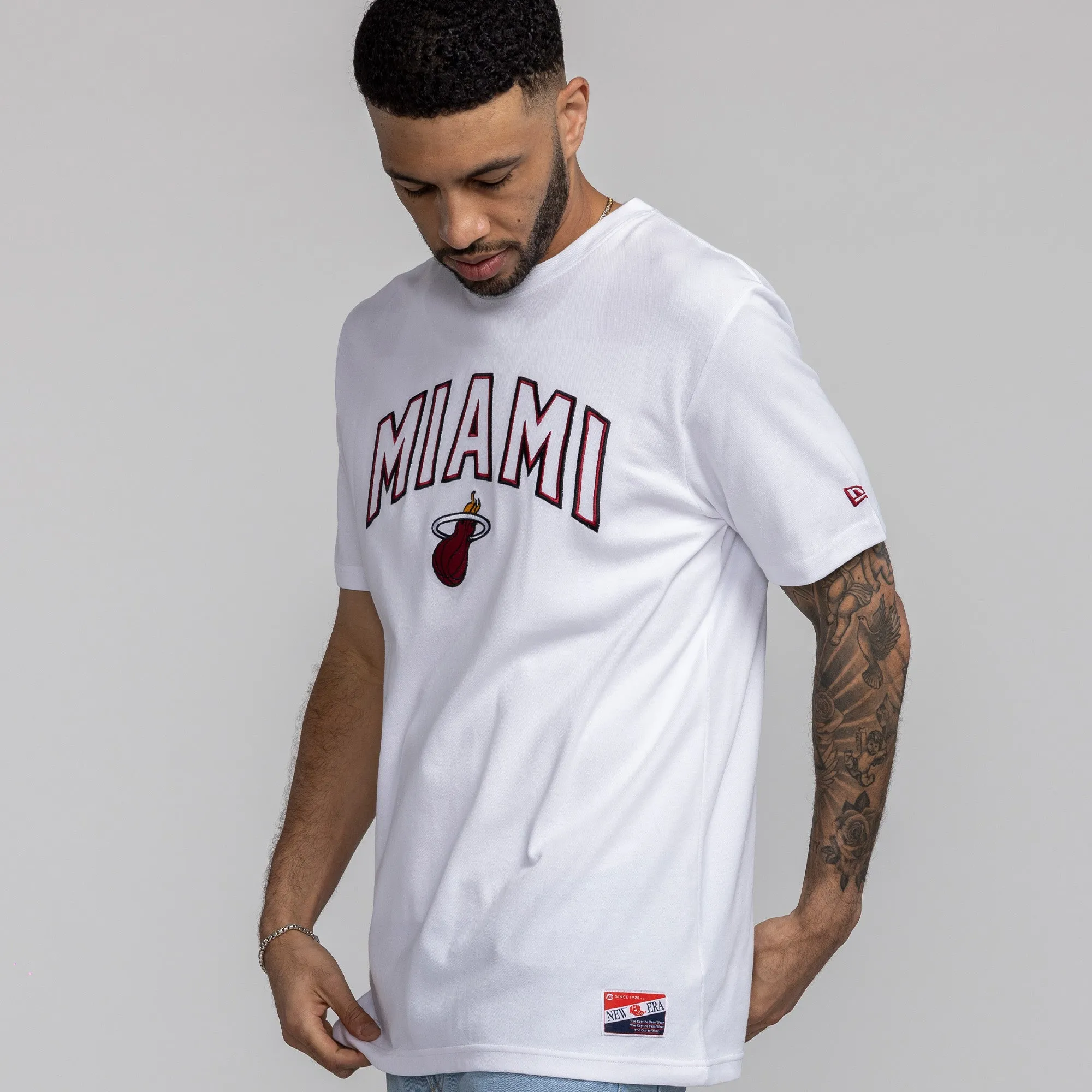 New Era Miami HEAT Miami Crewneck Tee