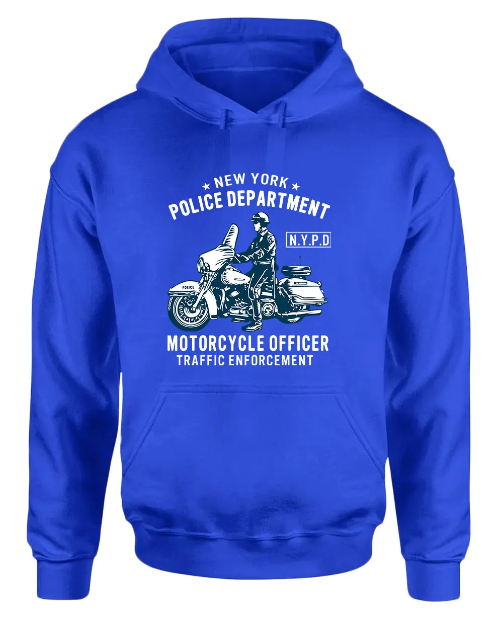 New York motorcycle officer traffic hoodie