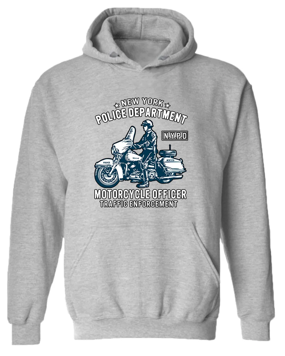 New York motorcycle officer traffic hoodie