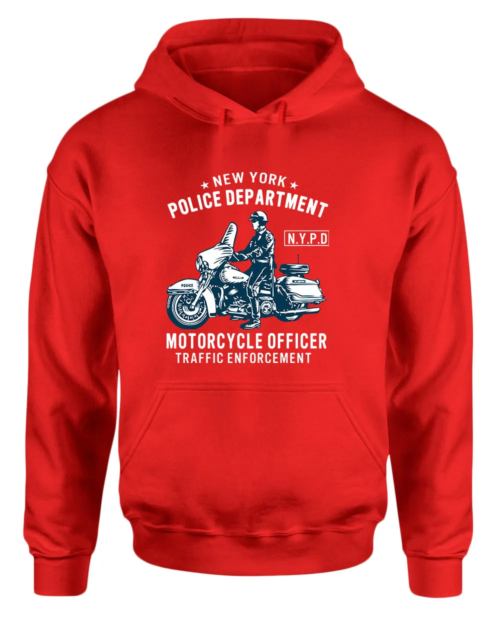 New York motorcycle officer traffic hoodie