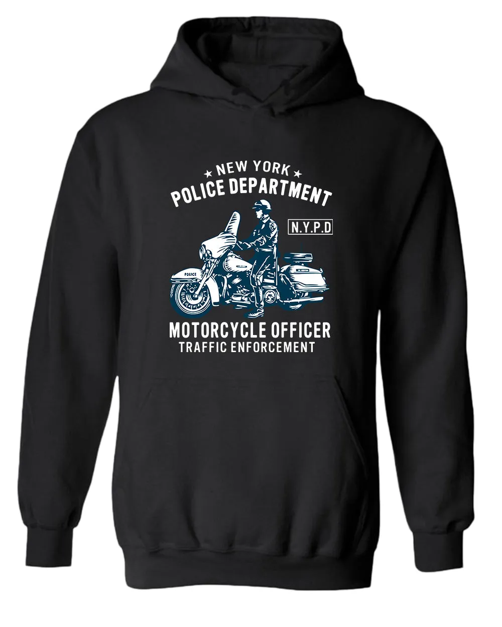 New York motorcycle officer traffic hoodie