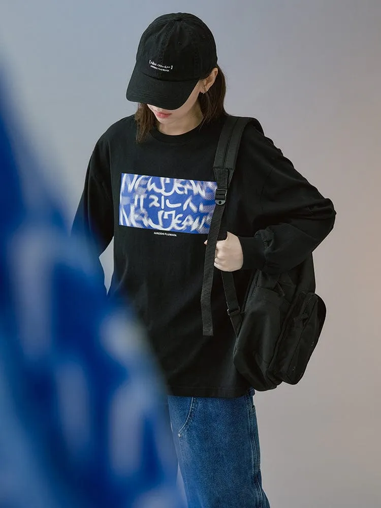 NewJeans X Hiroshi Fujiwara 꼴레 긴소매 티셔츠 ver.1