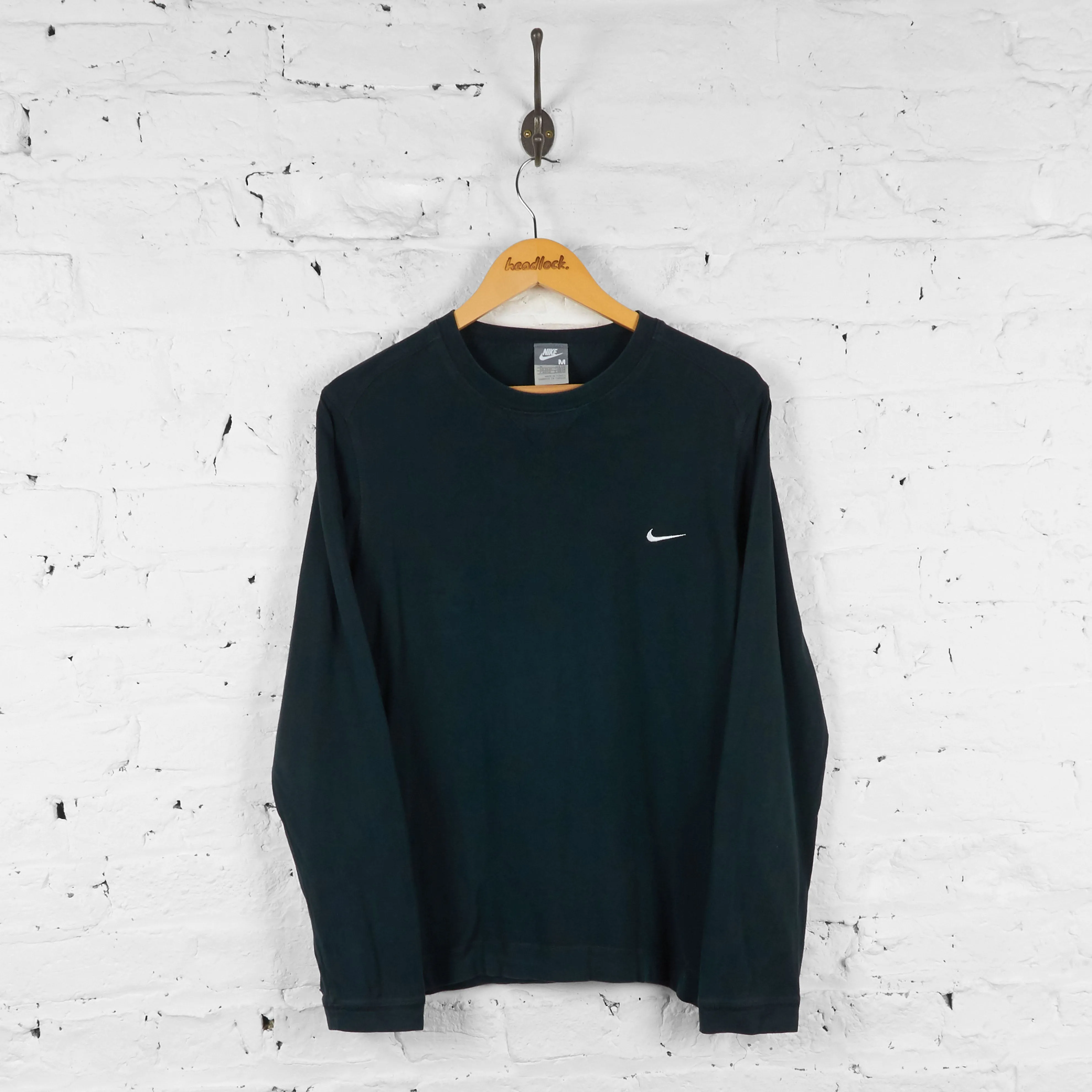 Nike Long Sleeve T Shirt - Black - M