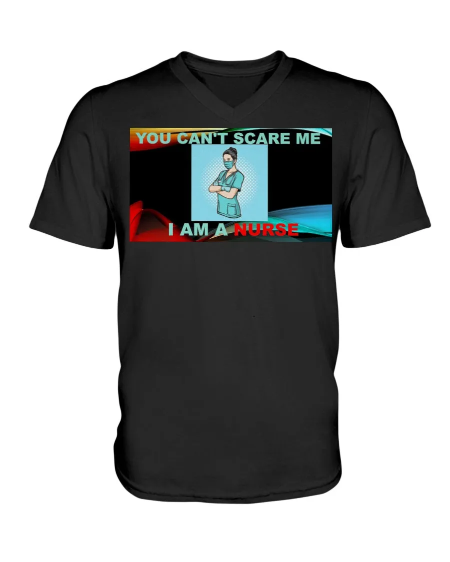 Nurses Don't Scare V-Neck T-Shirt