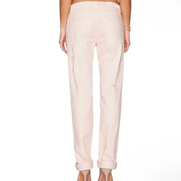 *NWT* Blank NYC Women’s Distressed Baby Pink Blush Boyfriend Jeans Size 28