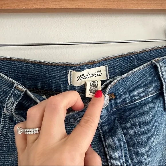 NWT Madewell '90s Straight Jeans in Enmore Wash NN880