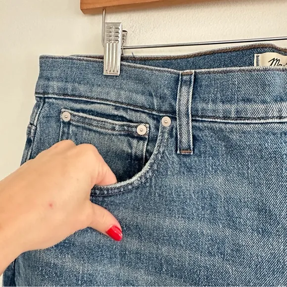 NWT Madewell '90s Straight Jeans in Enmore Wash NN880