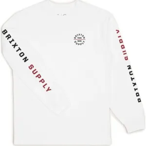 Oath Vi L/S Standard Tee - White/Rust