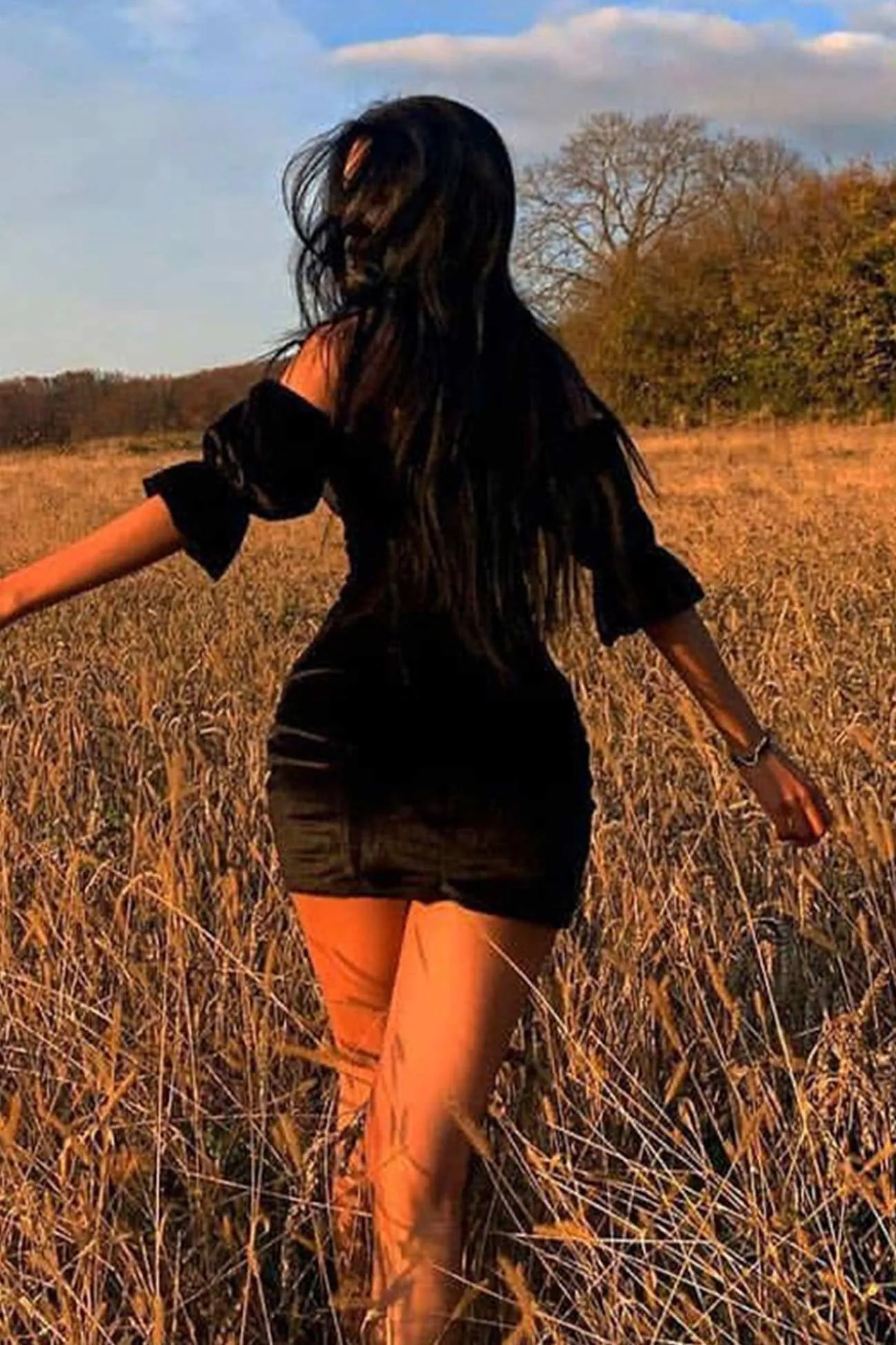 Off Shoulder Flares Sleeve Corset Velvet Dress