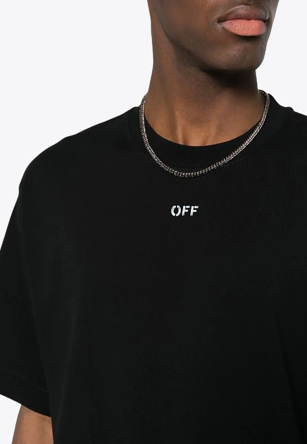 OFF Stamp Crewneck T-shirt