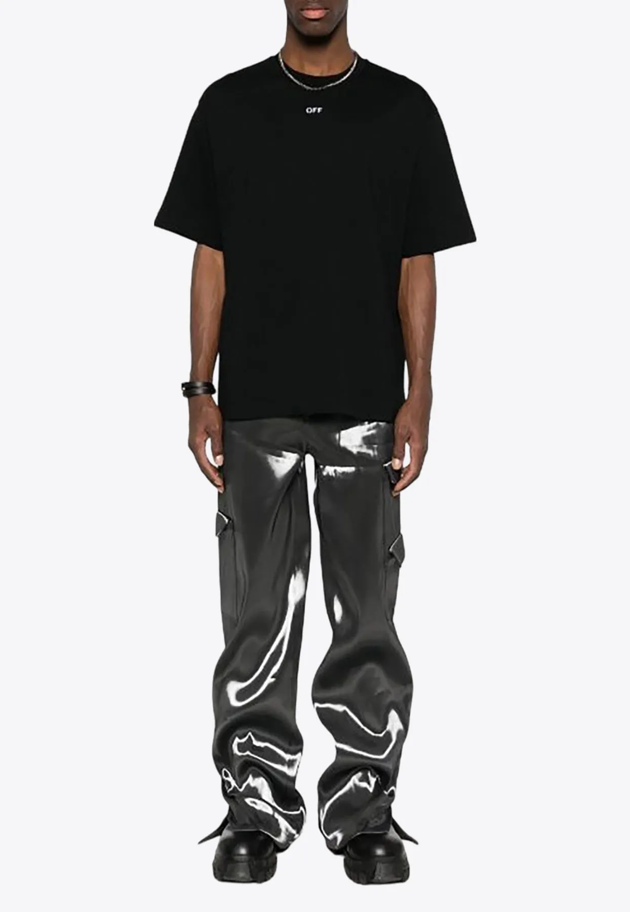 OFF Stamp Crewneck T-shirt