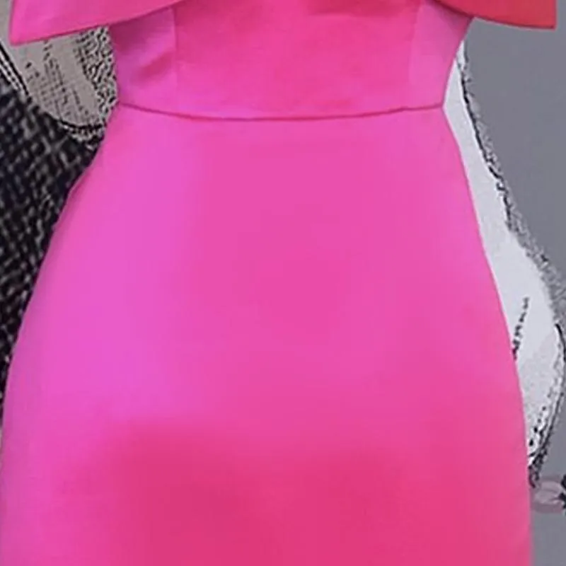 One Shoudler Sexy Mini Dresses
