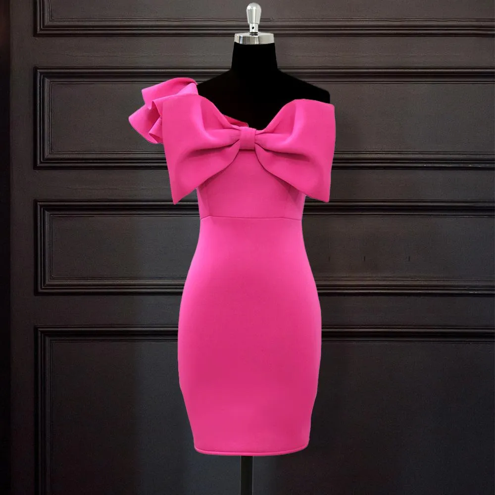 One Shoudler Sexy Mini Dresses