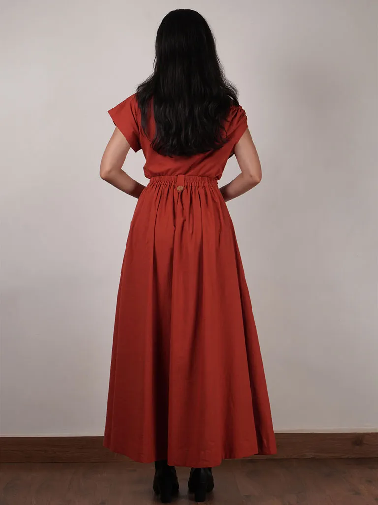 One Shoulder Top & Skirt Set