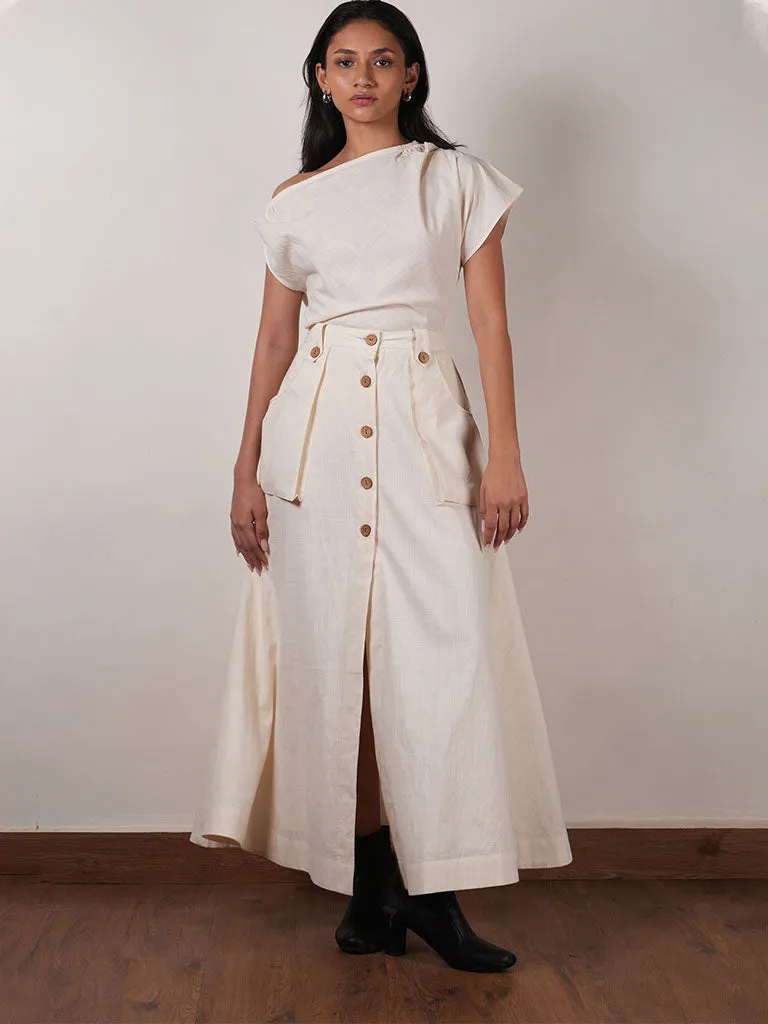 One Shoulder Top & Skirt Set