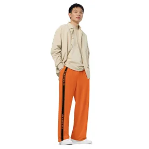 Orange KBBNG Stripe Wide-Leg Pants