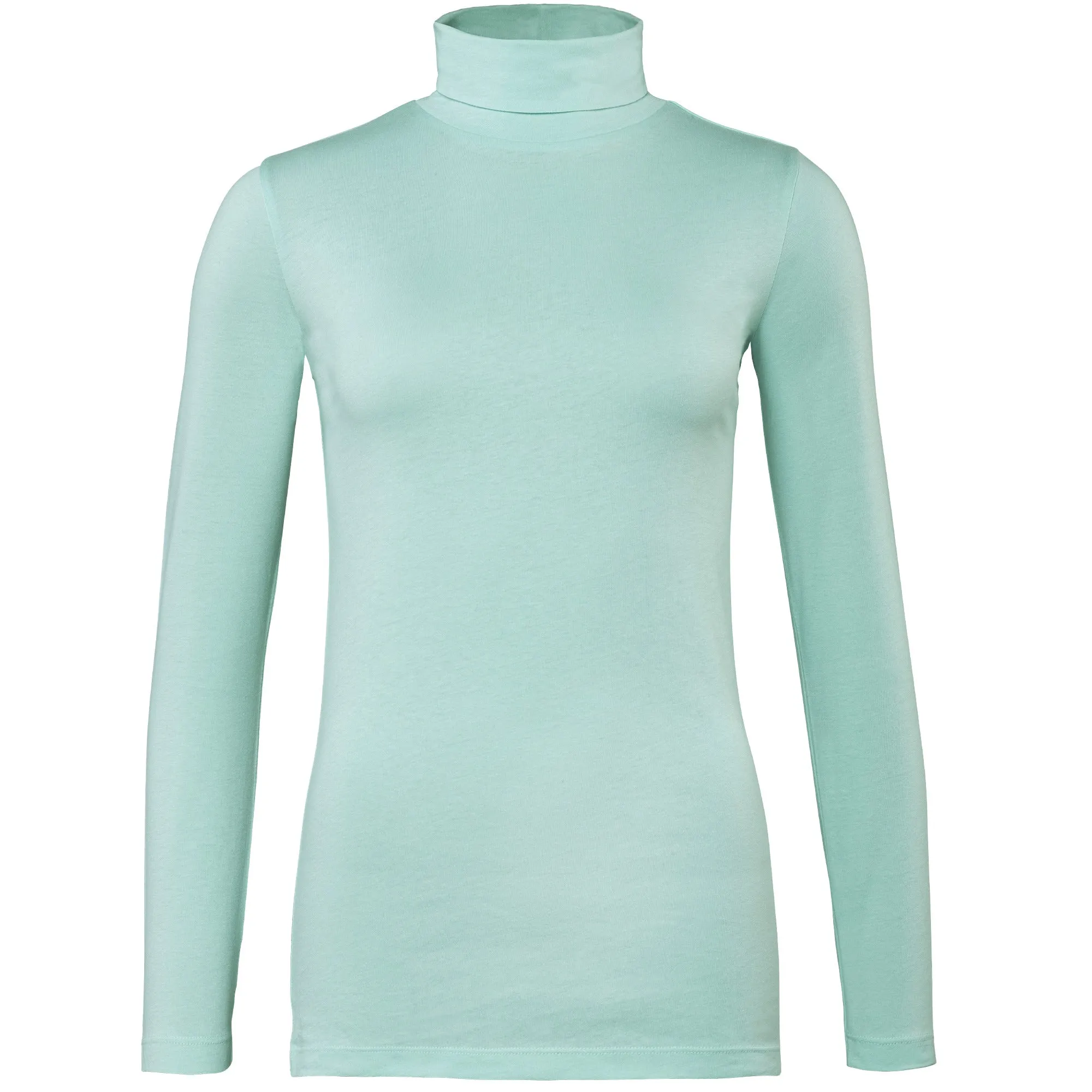 Organic Cotton Turtleneck T-shirt: Womens