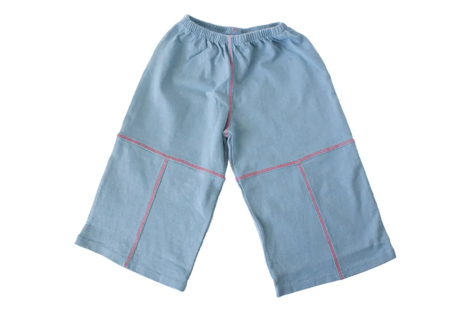Organic Wide-Leg Baby Pants
